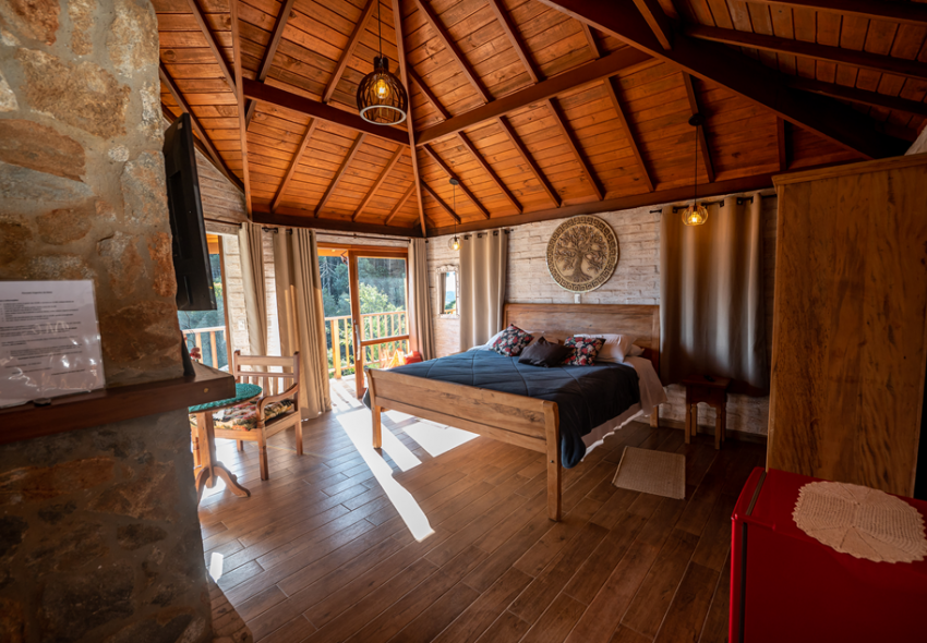Chale Deluxe Cabana Garden12